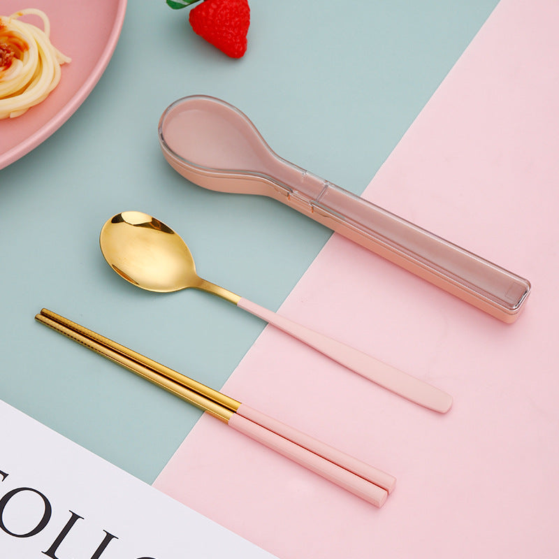 Wholesale Stainless Steel Spoon Chopsticks Set